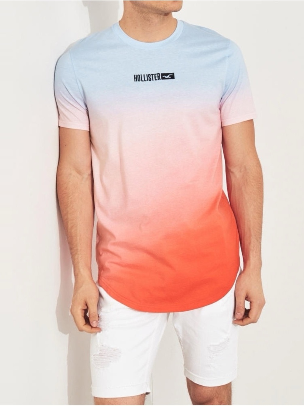 Hollister ombré short sleeve tee